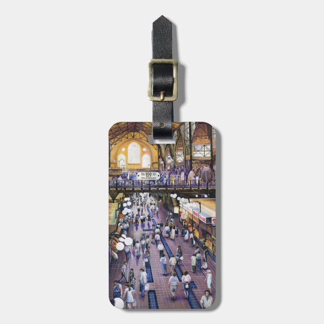 Étiquette À Bagage Où sont les toilettes pour femmes ? Budapest (Devant Vertical)