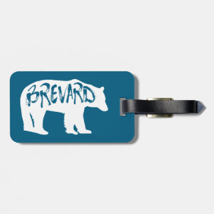 Étiquette À Bagage Ours de la Caroline du Nord Brevard