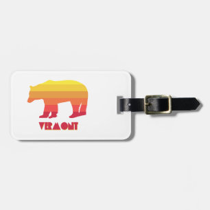 Étiquette À Bagage Ours du Vermont