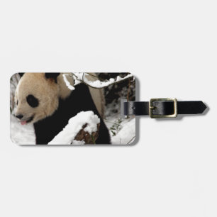 Étiquette À Bagage Ours panda