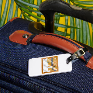 Étiquette À Bagage Outil de comptage classique de l'abaque en bois vi