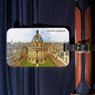 Étiquette À Bagage Oxford England Castle Panorama