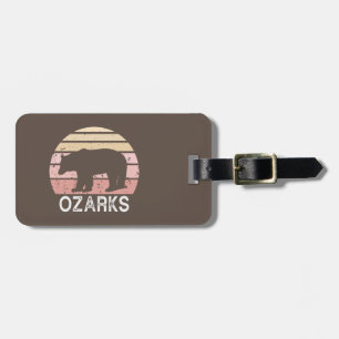 Étiquette À Bagage Ozarks Bear