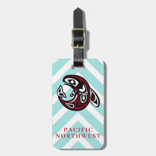 Étiquette À Bagage Pacific Northwest Native American Orca Souvenir