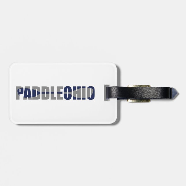 Étiquette À Bagage Paddle Ohio Kayak (Dos horizontal)