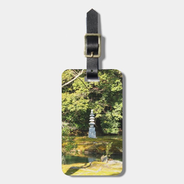 Étiquette À Bagage Pagode au serpent blanc / Hakuja No Tsuka (Devant Vertical)