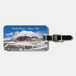 Étiquette À Bagage Palais du Potala à Lhassa - Tibet
