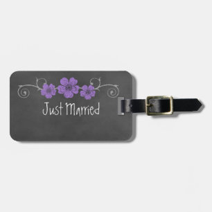 Étiquette À Bagage Panneau rouge Rose sauvage