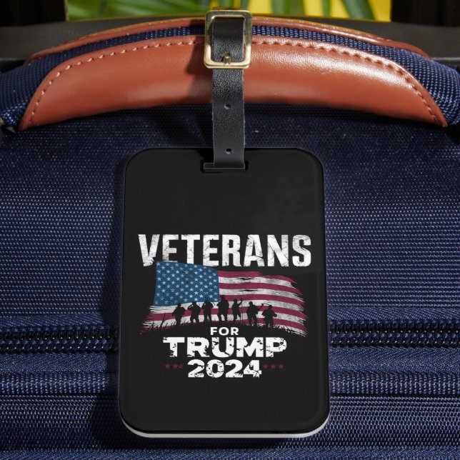 Étiquette À Bagage Papa Grand-Père Anciens Combattants Pour Trump 202 (Insitu Rectoal 2)