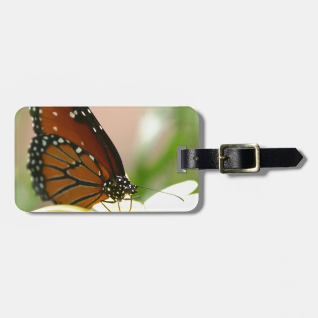 Étiquette À Bagage Papillon de monarque (Devant horizontal)