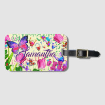 Papillon Motif Personal Travel Color Art