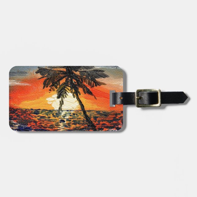 Étiquette À Bagage Paradis (Devant horizontal)