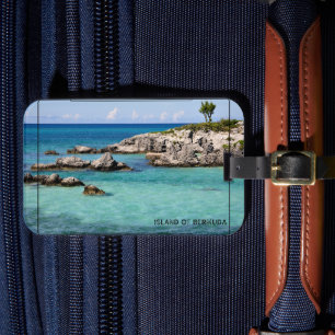 Étiquette À Bagage Paradis tropical Bermudes