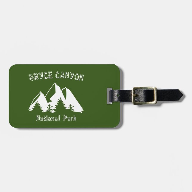 Étiquette À Bagage Parc national du Bryce Canyon (Devant horizontal)