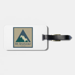 Étiquette À Bagage Parc national du Mont-Revelstoke Rustique