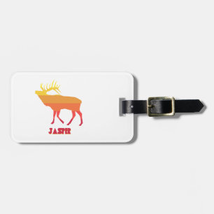 Étiquette À Bagage Parc national Jasper Elk