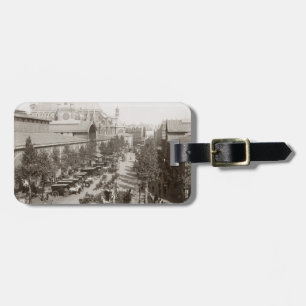 Étiquette À Bagage Paris : Les Halles, C1900