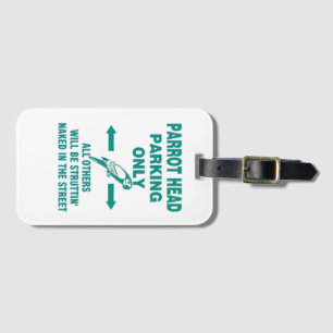 Étiquette À Bagage Parking uniquement