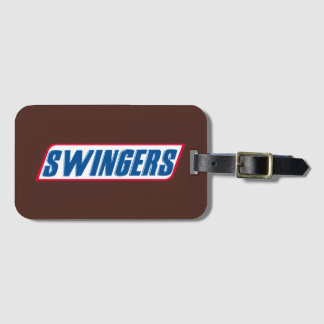 Étiquette À Bagage Parodie Funny de Swingers Snickers
