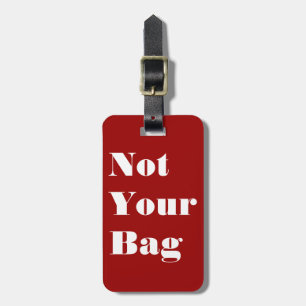 Étiquette À Bagage Pas ton sac