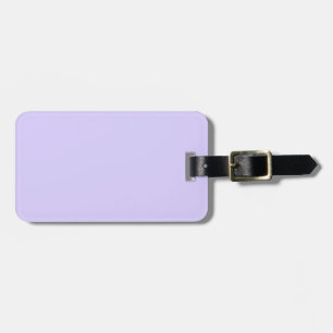 Étiquette À Bagage Pastel Lilac couleur solide Classique Élégant