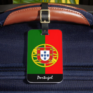 Étiquette À Bagage Patriotique Portugal Bagages Tags, Portugais Drape