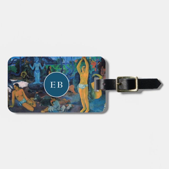 Étiquette À Bagage Paul Gauguin - D'Où Sommes-Nous Venus ? (Devant horizontal)