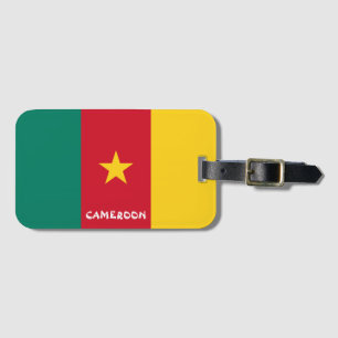 Étiquette À Bagage Pavillon national du Cameroun patriotique