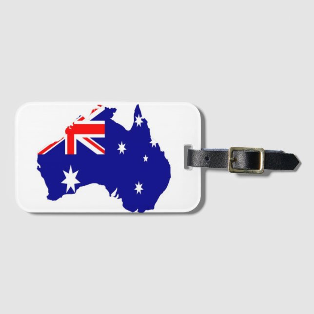 Étiquette À Bagage Pays australien (Devant Horizontal)