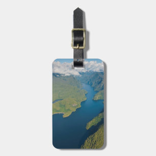 Étiquette À Bagage Paysage côtier dans la forêt pluviale de Great Bea
