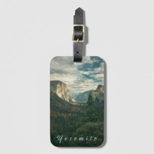 Étiquette À Bagage Paysage de la vue du tunnel de Yosemite