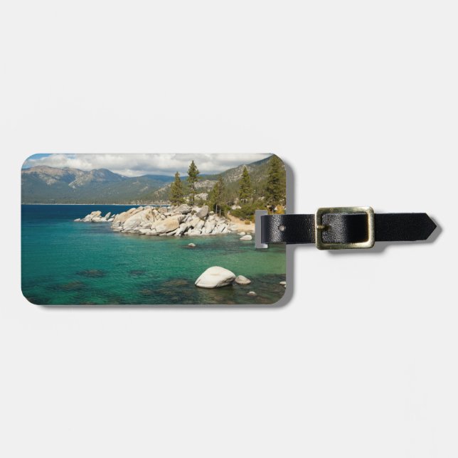 Étiquette À Bagage Paysage du lac Tahoe (Devant horizontal)