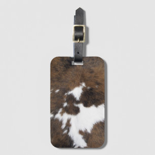 Étiquette À Bagage Peau de vache