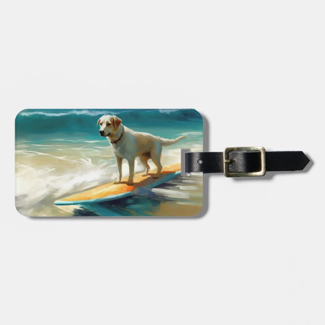 Étiquette À Bagage Peinture Anatolie Shepherd Beach Surf (Devant horizontal)