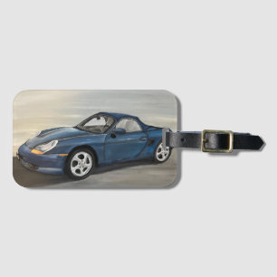 Étiquette À Bagage Peinture De Voiture De Sport De Luxe