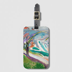 Étiquette À Bagage Peinture paysagère Edward Munch