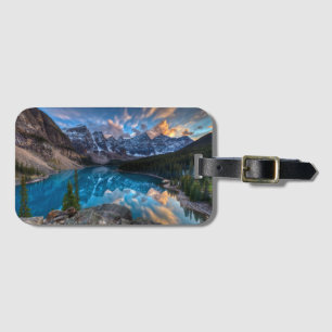 Étiquette À Bagage Peinture sur la moraine