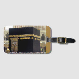 Étiquette À Bagage pèlerins du pèlerinage à la Kaaba, La Mecque, Arab