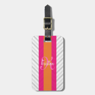 Étiquette À Bagage Personnalisation de l'élégant et élégant Chevron g