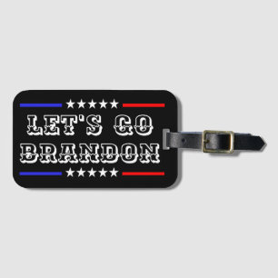 Étiquette À Bagage Personnalisé ALLONS BRANDON Drôle Humour FJB Polit