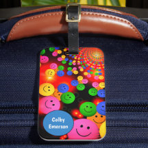 Personnalisé Bright Colorful Happy Sourires mignon