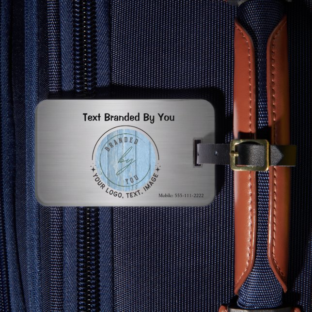Étiquette À Bagage Personnaliser Image et texte | Balise Bagage doubl (Insitu Rectoal 4)