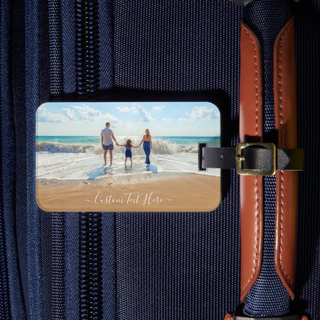 Étiquette À Bagage Personnalisez votre étiquette de bagage photo avec (Insitu Rectoal 4)