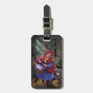 Étiquette À Bagage Petit Chaperon Rouge