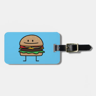 Étiquette À Bagage Petit pain de fromage de boeuf de viande hachée