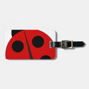 Étiquette À Bagage Petite coccinelle