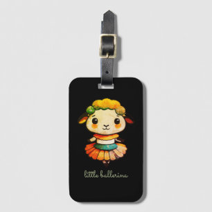 Étiquette À Bagage Petite mignonne mouton Ballerina