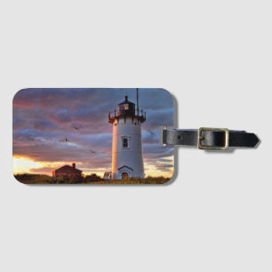 Étiquette À Bagage Phare de point de course