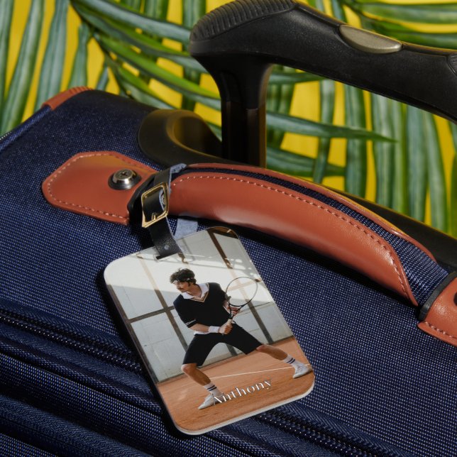 Étiquette À Bagage Photo personnalisée (Insitu Rectoal 1)