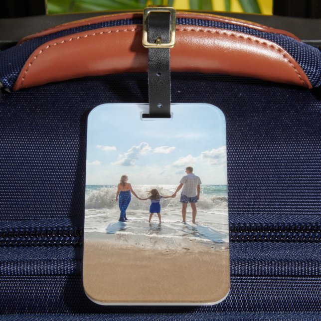 Étiquette À Bagage Photo personnalisée (Insitu Rectoal 2)
